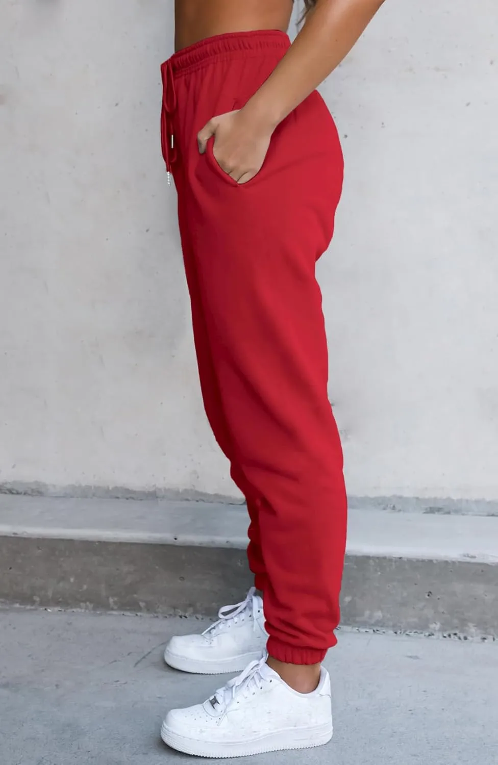 Waitfairy Sweatpants Women - Joggers for Women High Waist Baggy Sweat Pants for Womens Joggers with Pockets