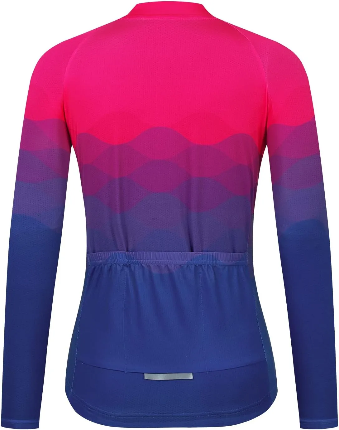 Weimostar Cycling Jersey Women's Long Sleeve Winter Thermal Fleece Tops Bike Shirts Tops Bicycle Jacket with Pockets