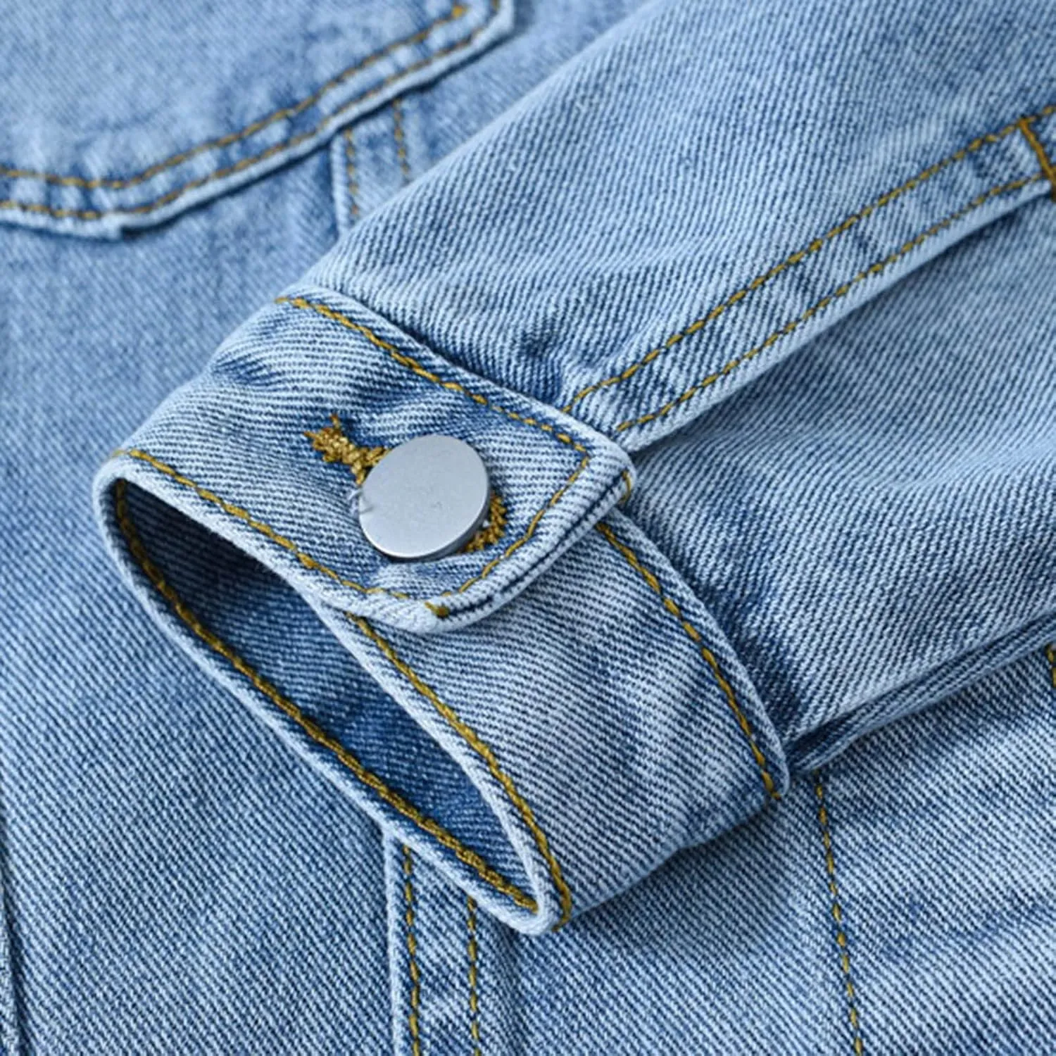 Womens Denim Jacket Relaxed Fit Casual Jean Trucker Jacket Res Denim