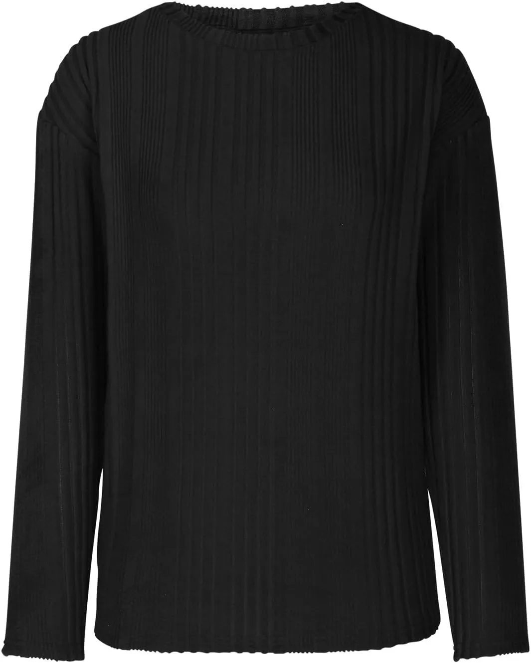 Womens Fall Winter Tops 2024 Soft Long Sleeve Casual Blouses Crewneck Knit Pullover Sweater Tops