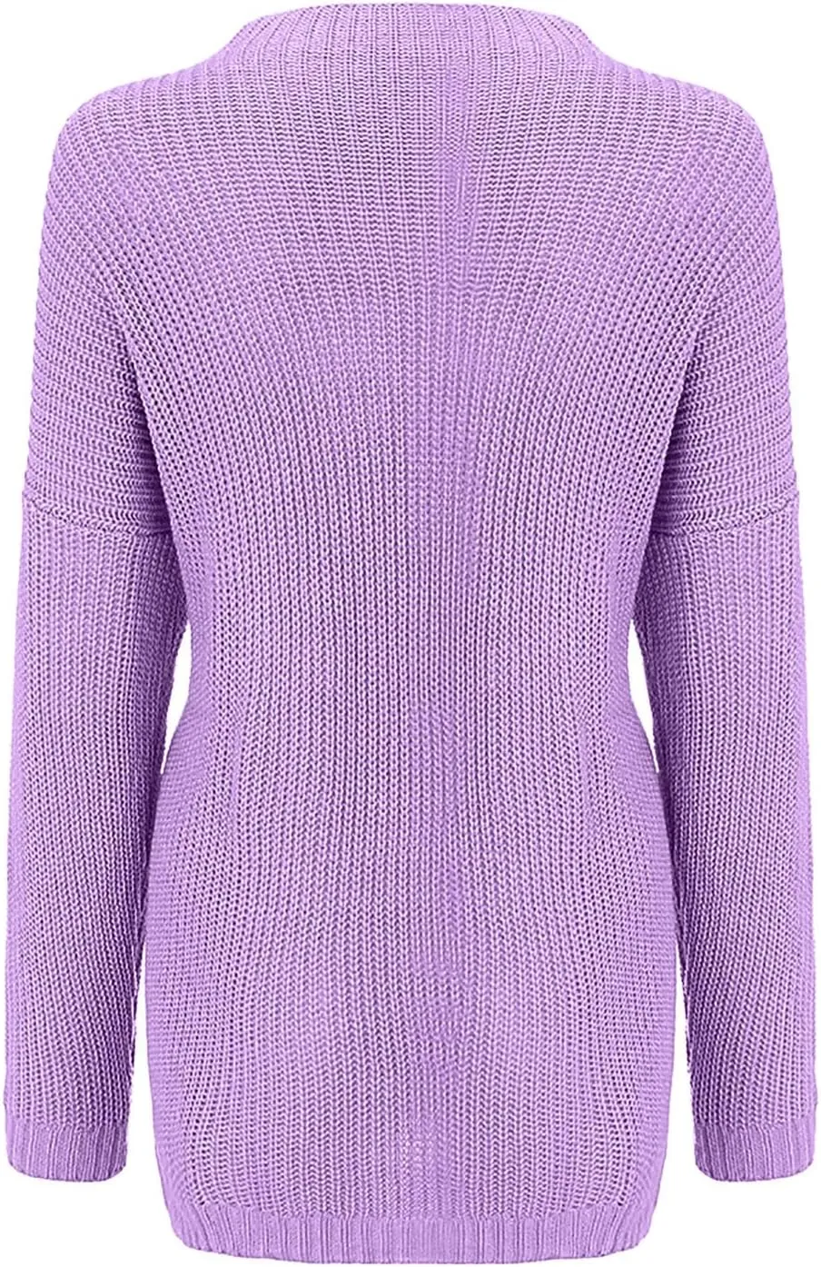 Womens Oversized Sweaters Crewneck Long Batwing Sleeve Chunky Ribbed Knit Pullover Tops Loose Knit Sweater Tops