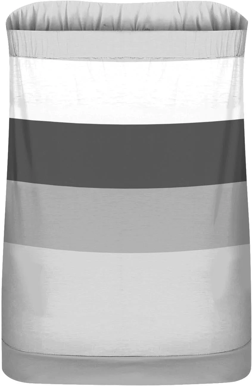 Womens Trendy Tube Tank Tops Plus Size Summer Striped Printed Strapless Pleated Backless Vests Loose Comfy Top