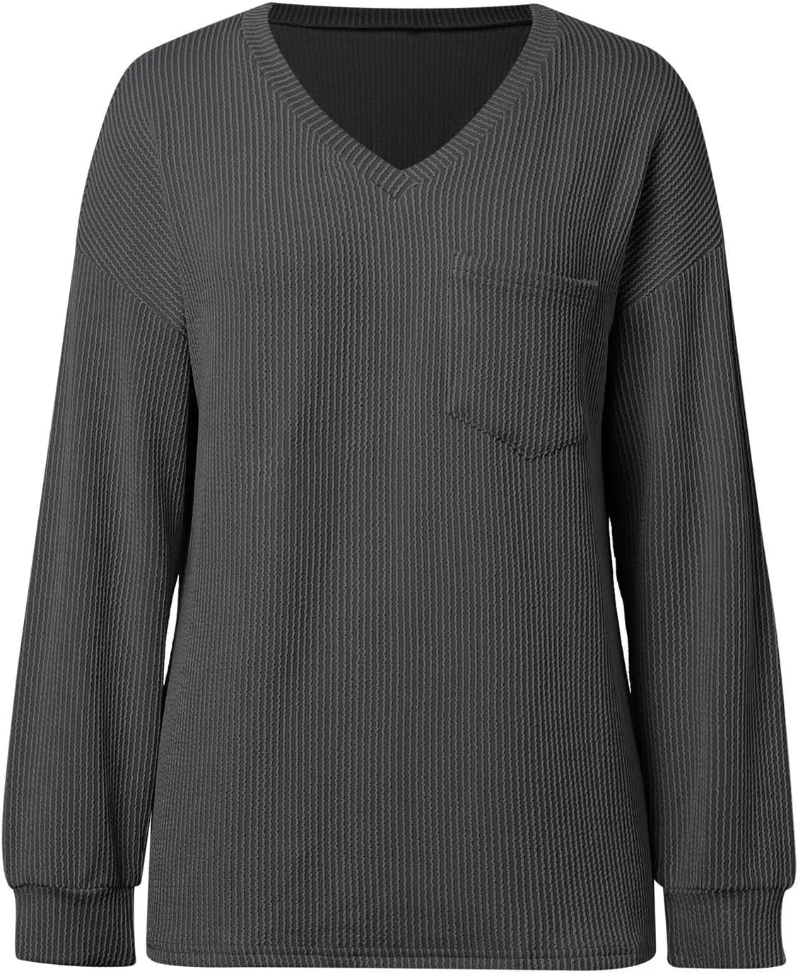 Womens Tunic Tops Loose Fit Long Sleeve Striped Shirts Crewneck Tops Lace Top Plus Size Women