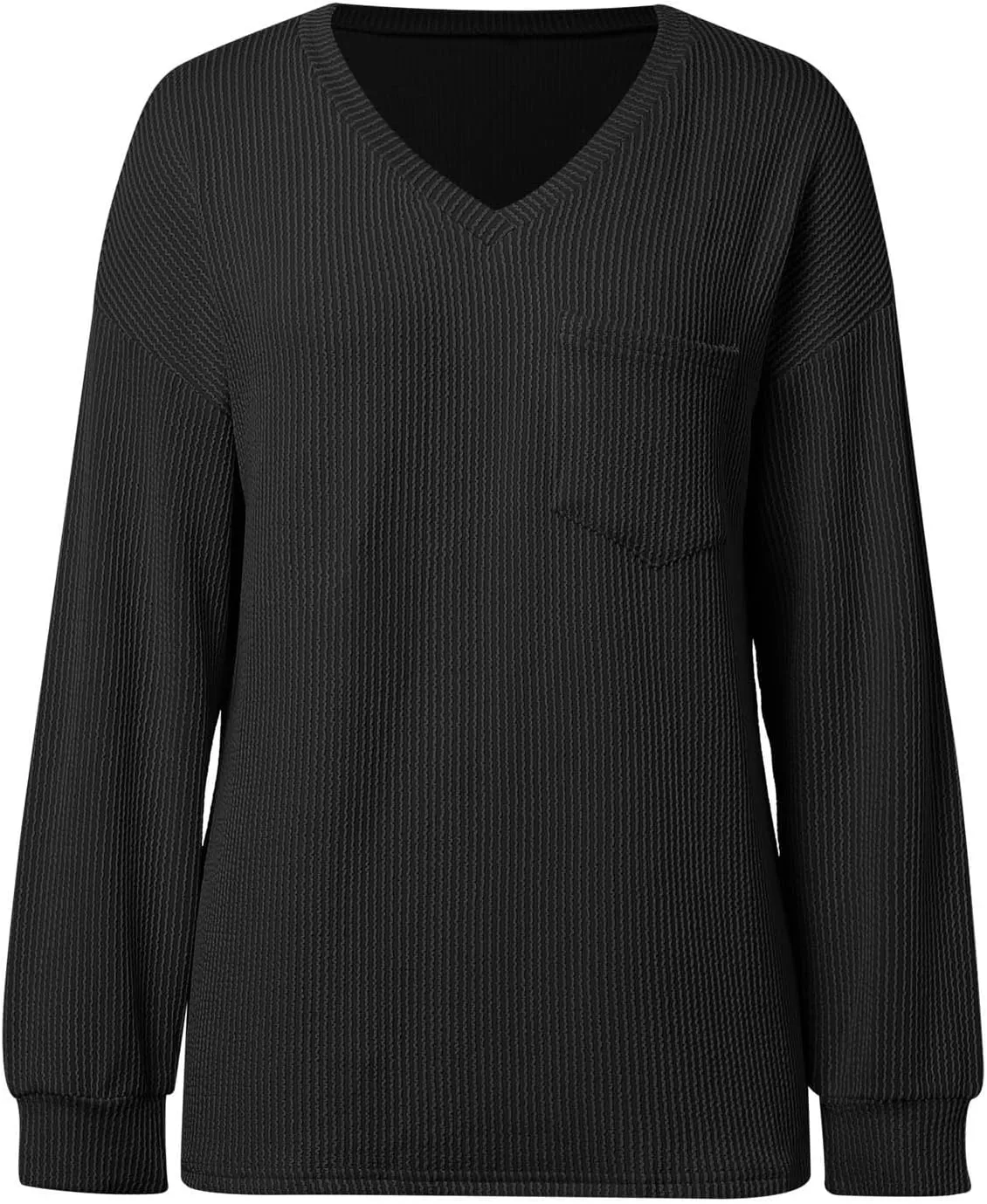 Womens Tunic Tops Loose Fit Long Sleeve Striped Shirts Crewneck Tops Lace Top Plus Size Women
