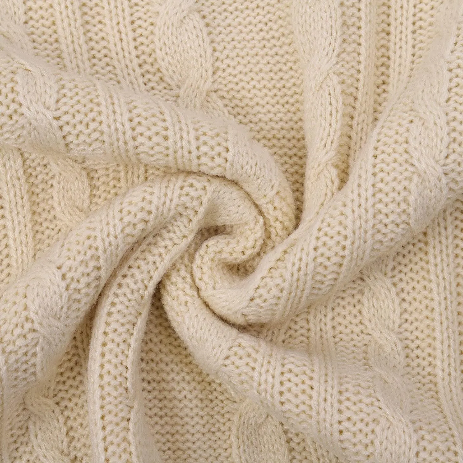 Women's Turtleneck Knit Pullover Long Sleeve Casual Oversized Sweater Tops Womens Fall Tops Ribbed Knit Sweater