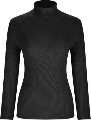 Womens Turtleneck Sweater Long Sleeve Ribbed Knit Sweater Fall Winter Fashion Tops 2024 Casual Trendy Tops Blouse