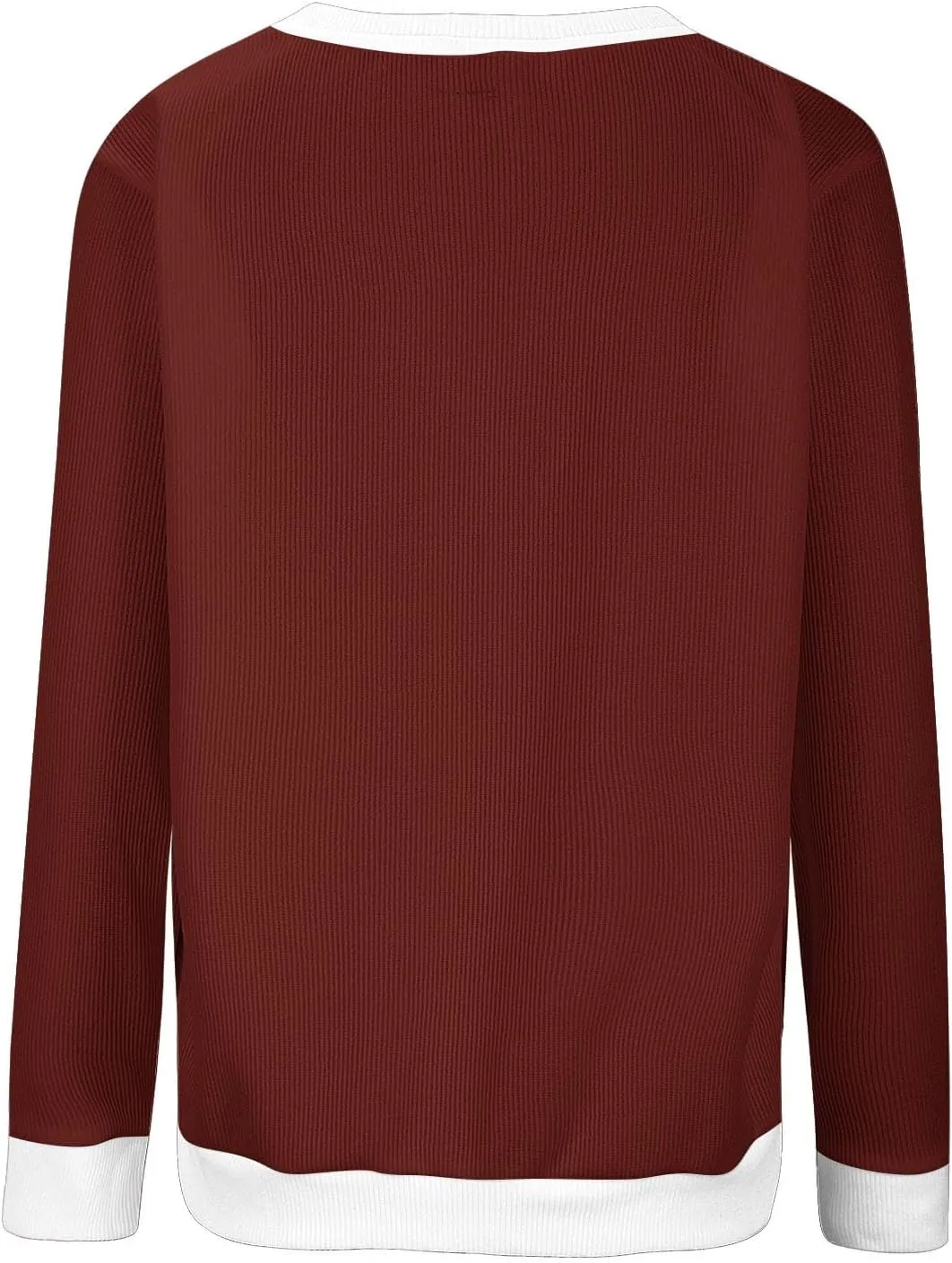 Womens Vintage Basic Oversized Crewneck Long Sleeve Tunic Sweatshirts Pullover Tops Fleece Casual Shirts Tops 2024