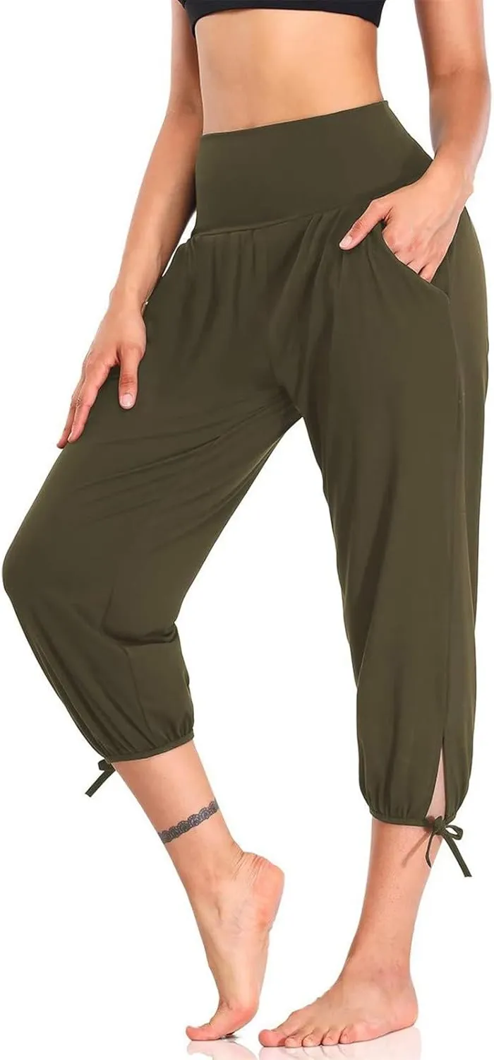 Womens Work Pants Thin Yoga Pants Square Dance Pants Body Movement Fitness Pants for Women Snowflake Leggings for