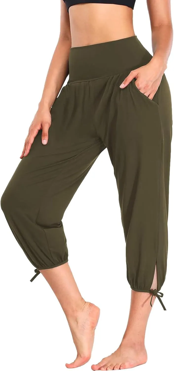 Womens Work Pants Thin Yoga Pants Square Dance Pants Body Movement Fitness Pants for Women Snowflake Leggings for