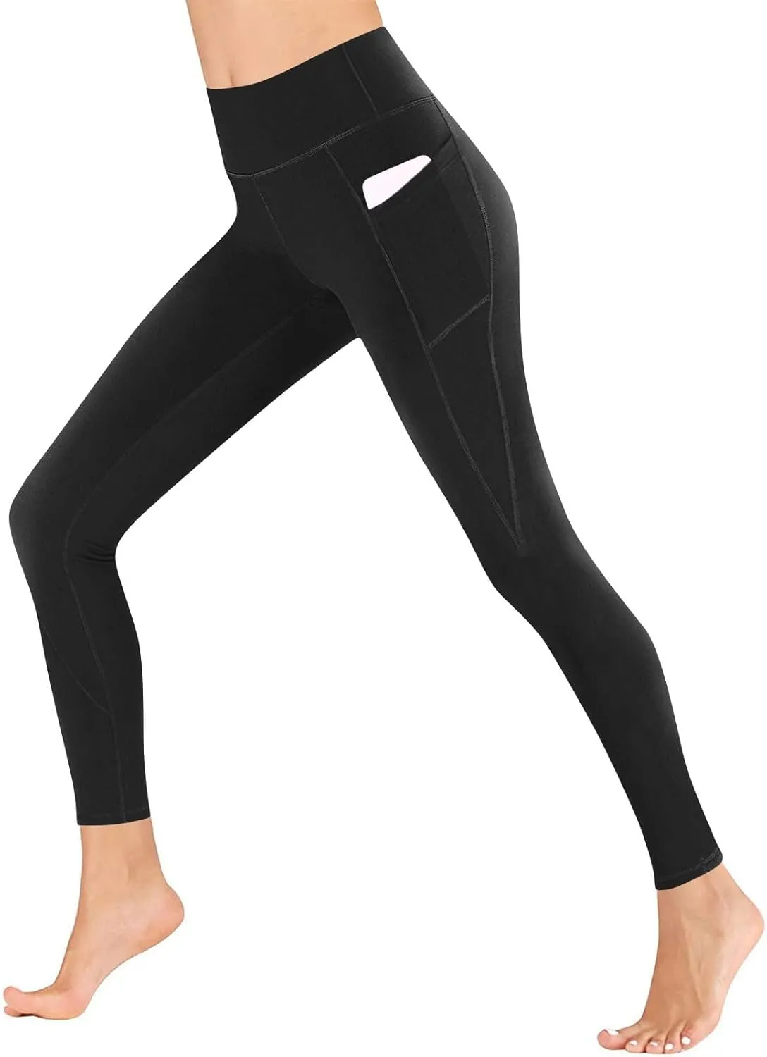 Workout Leggings with Pockets, Womens Petite Yoga Pants,Women's Activewear Leggings,Boot Cut Leggings for Women