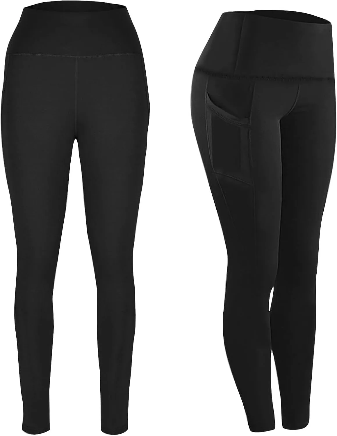 Workout Leggings with Pockets, Womens Petite Yoga Pants,Women's Activewear Leggings,Boot Cut Leggings for Women