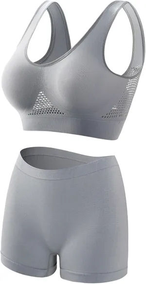 Yoga Girls Sports Bra Set, Soft and Lightweight Women's Underwear for Women's Workouts.