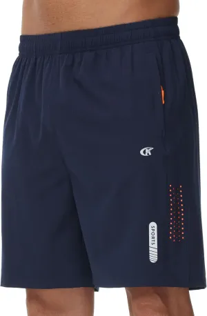 YuKaiChen Men's Athletic Running Shorts Quick Dry Workout Shorts Lightweight Sports Gym Basketball Shorts Hiking
