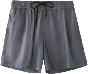 ZEFOTIM Men Swim Shorts Drawstring Quick Dry Solid Color Trunks Fashions Fun Swimsuits with Pockets