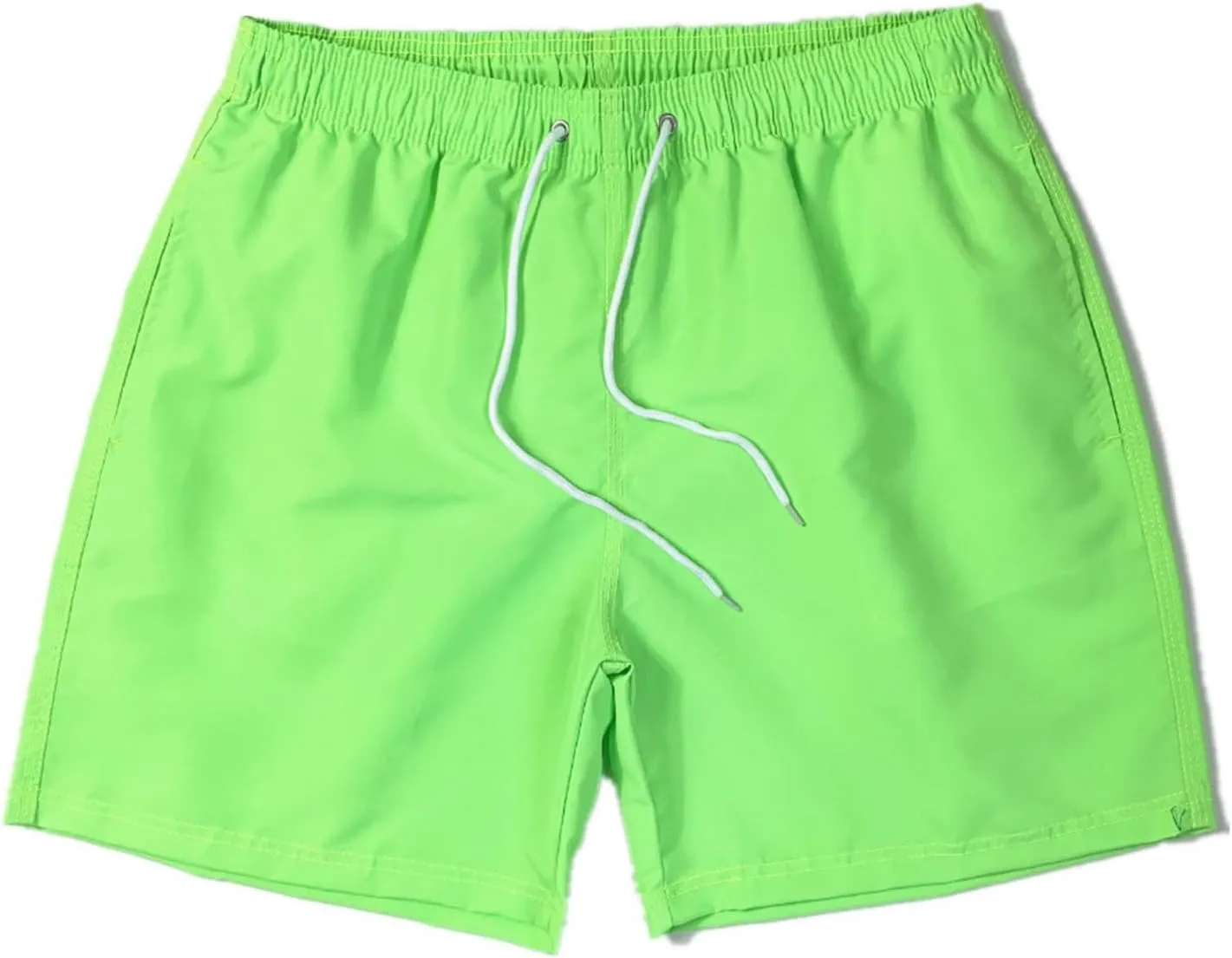 ZEFOTIM Swim Shorts for Men Drawstring Quick Dry Solid Color Trunk Fashions Fun Swimsuits with Pockets