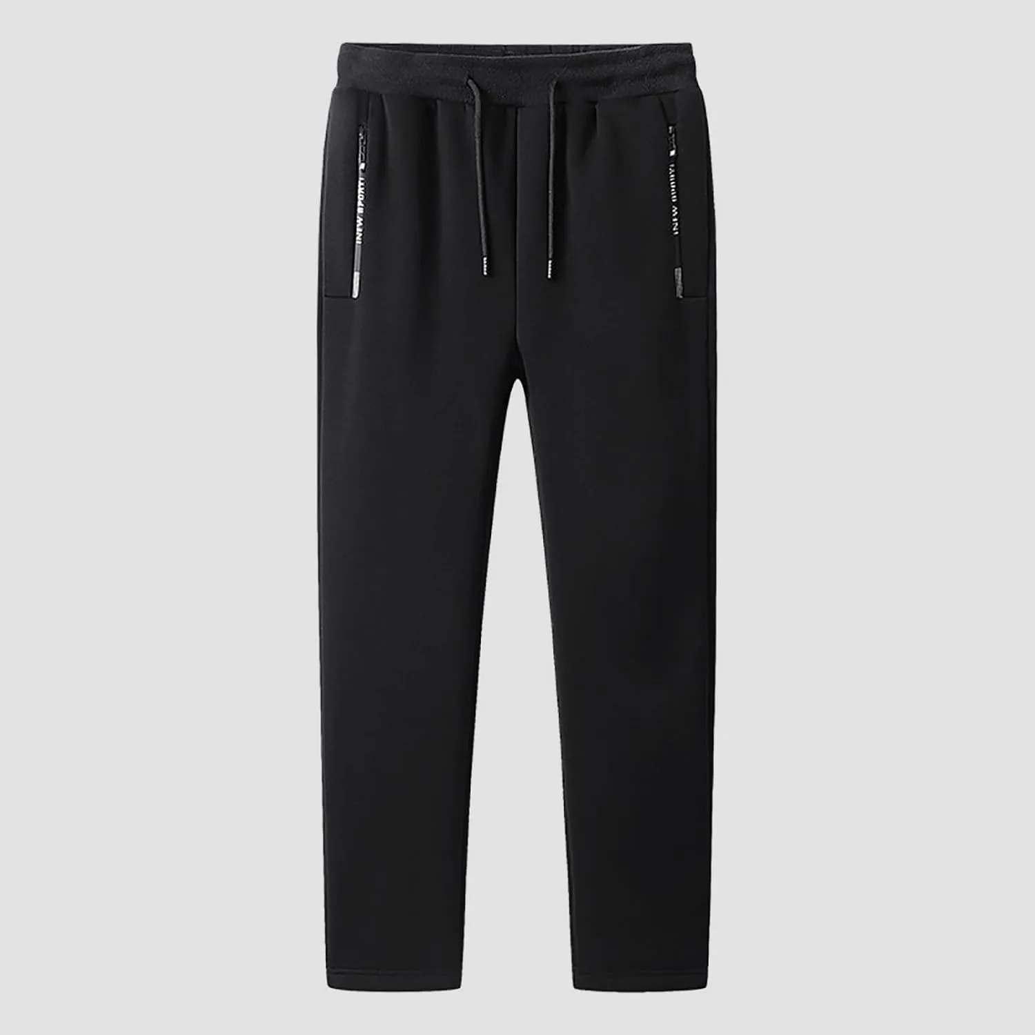 ZHIFANXN 2 Pack Fleece Lined Sweatpants Women Joggers for Women with Pockets High Waisted Thermal Winter Warm Pants for Snow