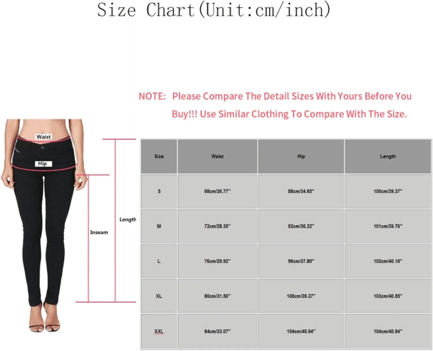 ZYXTIM Womens High Wasit Stretchy Pants Sexy Butt Lifting Skinny Tummy Control Comfy Pull-On Colored Soft Casual Work Jegging